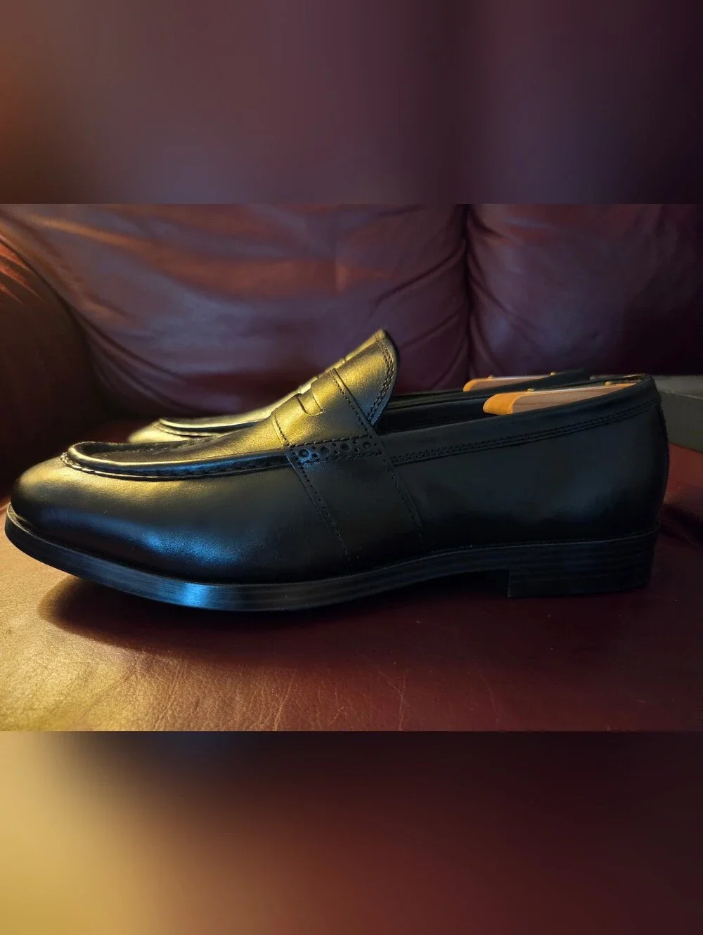 Cole Haan Jefferson Grand OS Penny Loafer Mens 10 New Black Color Designer Dress